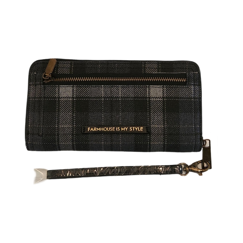Farmhouse Is My Style Shoulder Bag & Wallet - Woodstove Pattern, NWT - Picture 5 of 8